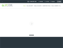 Tablet Screenshot of mystarhosting.com